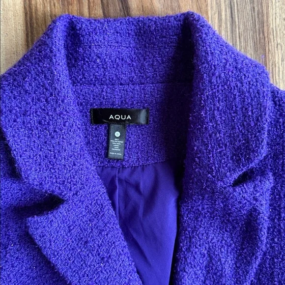 Cropped Purple Tweed Suit - Picture 4 of 6